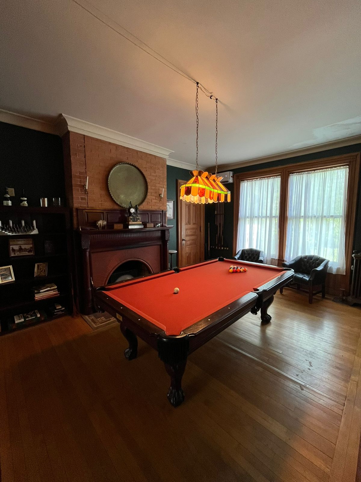 The billiards room