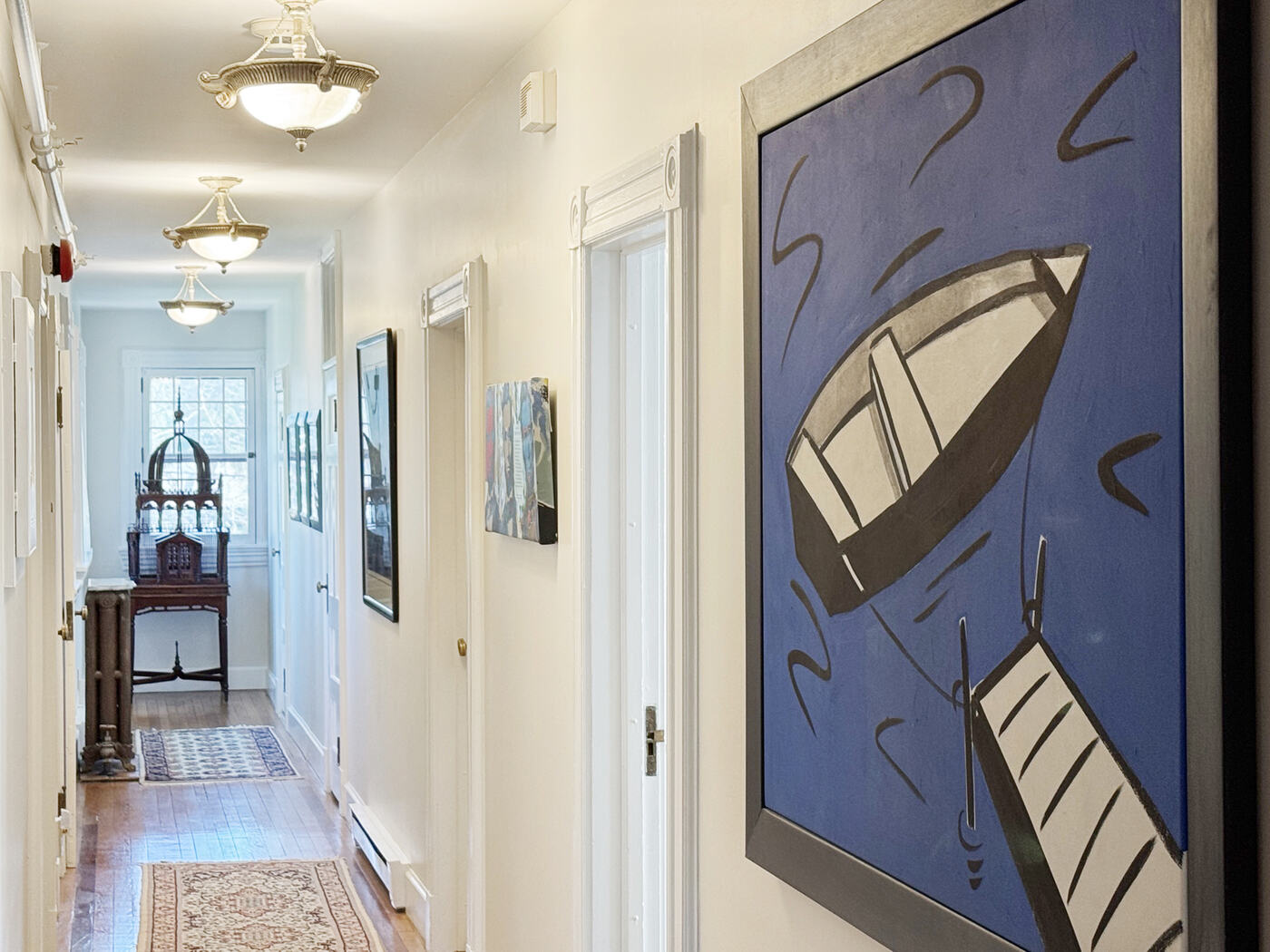 The upstairs hall at the Union Avenue Thoroughbred Club