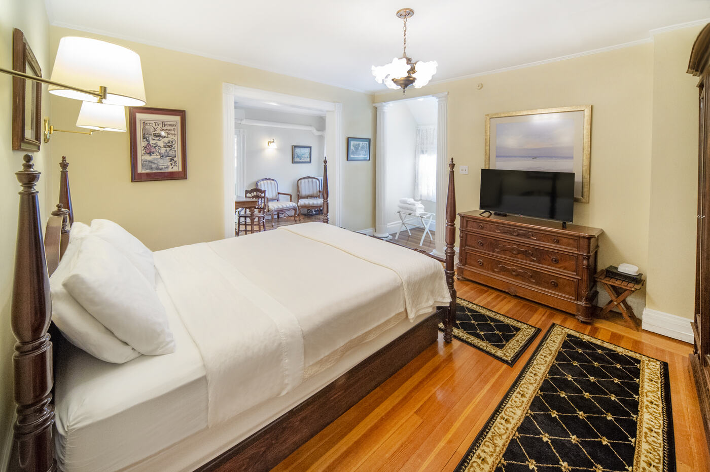 Suite Four, the armoire wall at the Union Avenue Thoroughbred Club